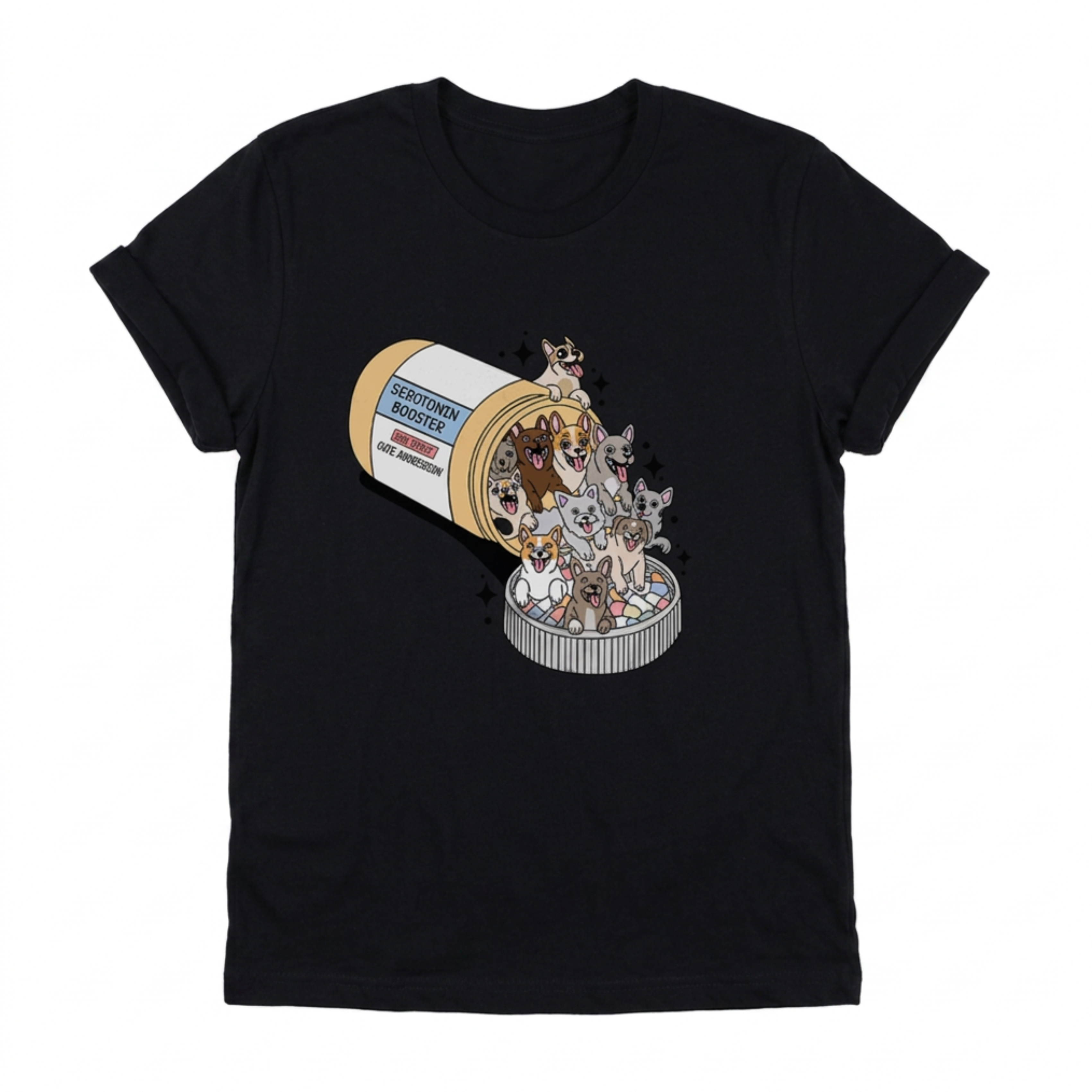 DOGS HAPPY PILLS TEE